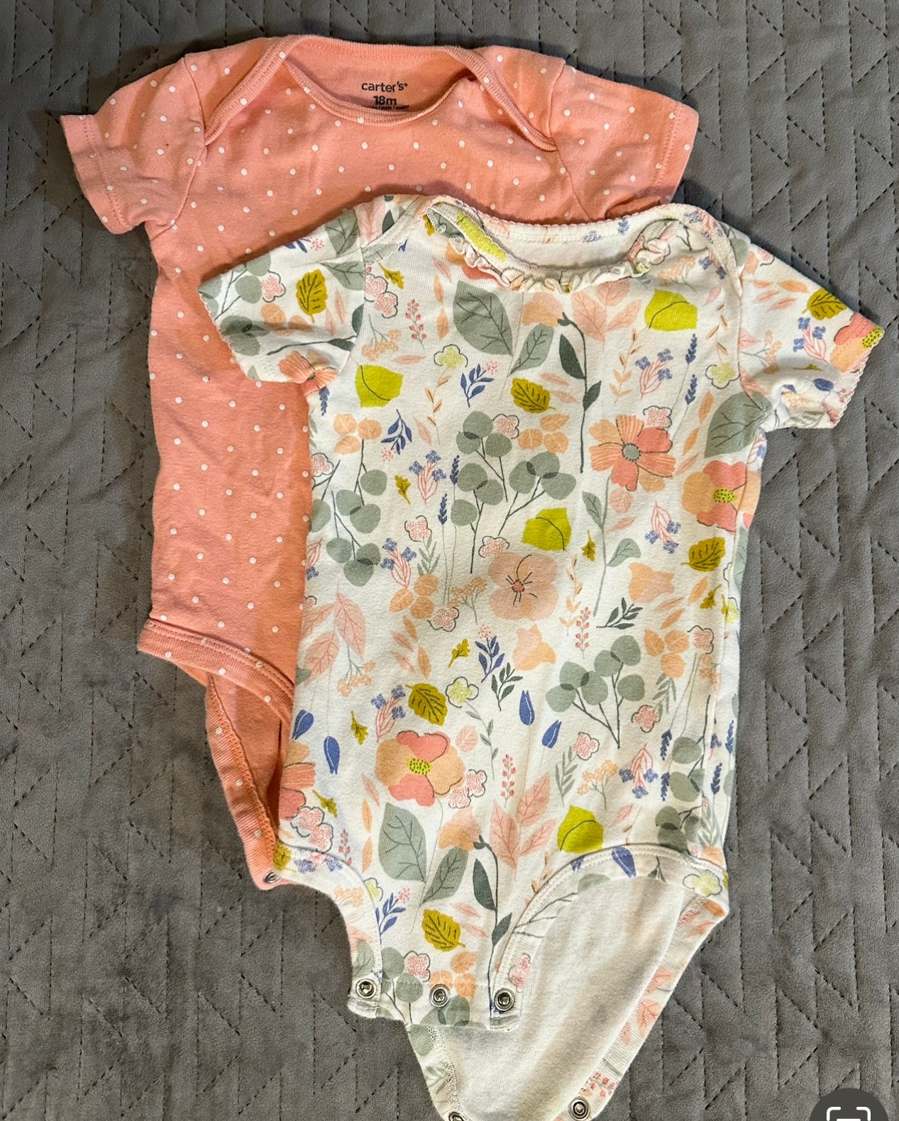 Carter’s onesie bundle girls size 18 months