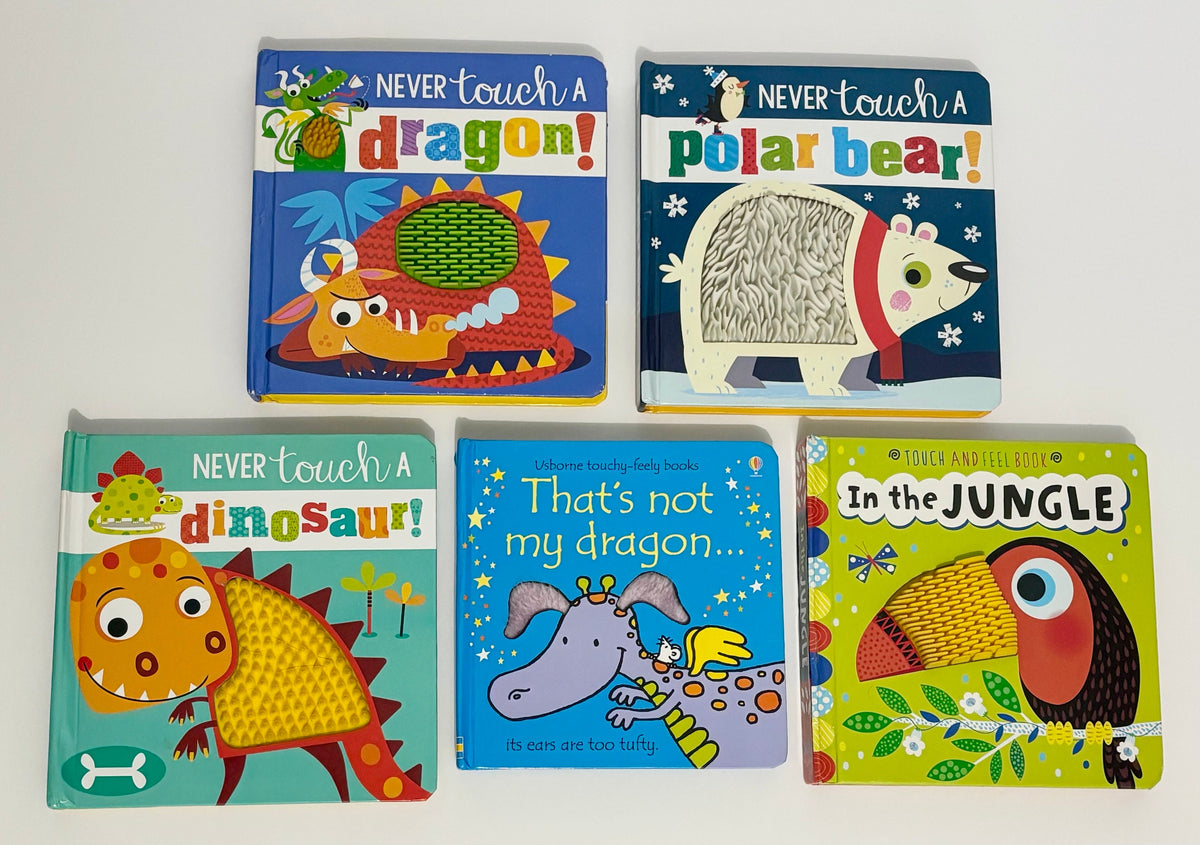 #132 - Bundle of 5 Touch & Feel Baby/Toddler Books