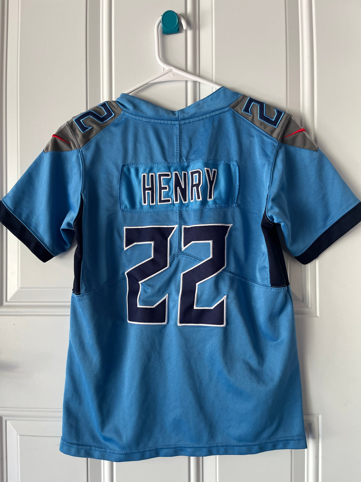 135 NFL Blue Titans jersey, YM, LN, Henry, nike