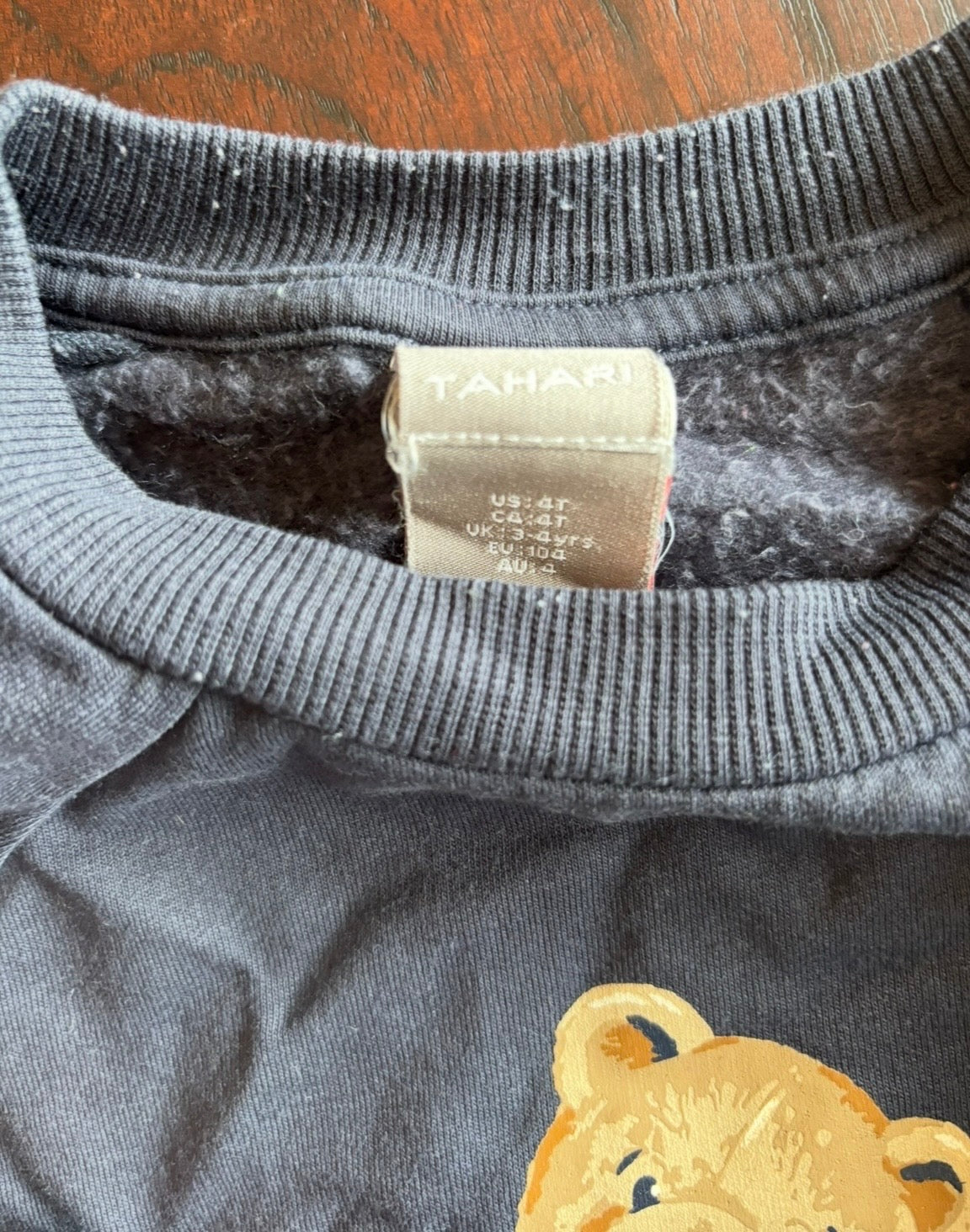 #44 Tahari Boys 4T sweatshirt and LS bundle