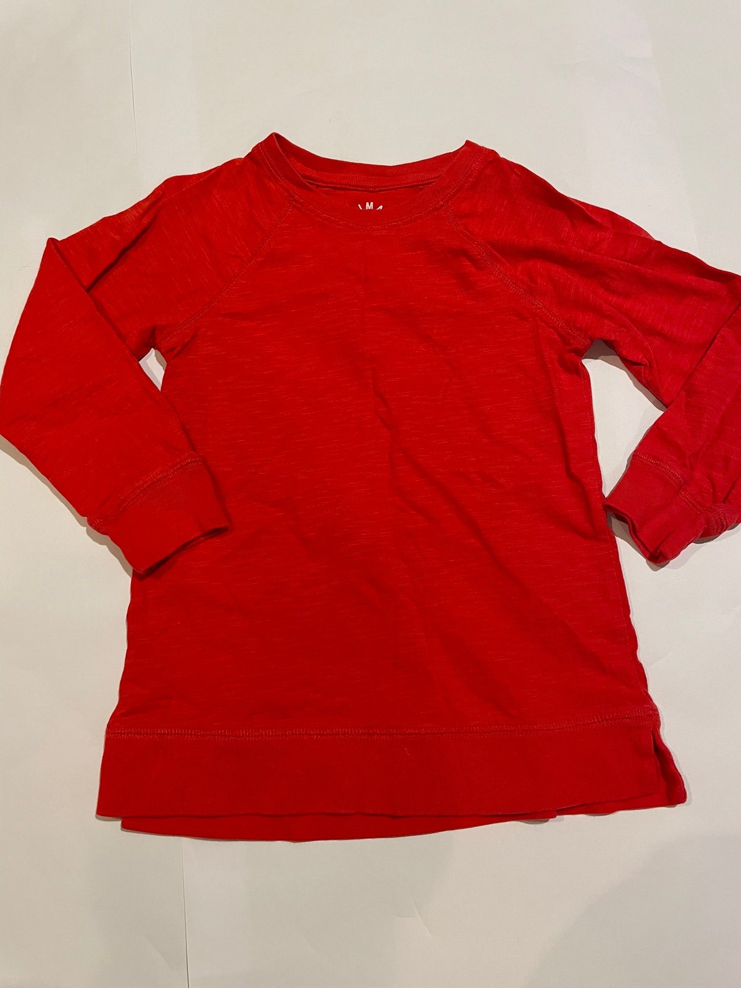 #126 Girls Primary Red Tunic Shirt EUC 4T (4-5)