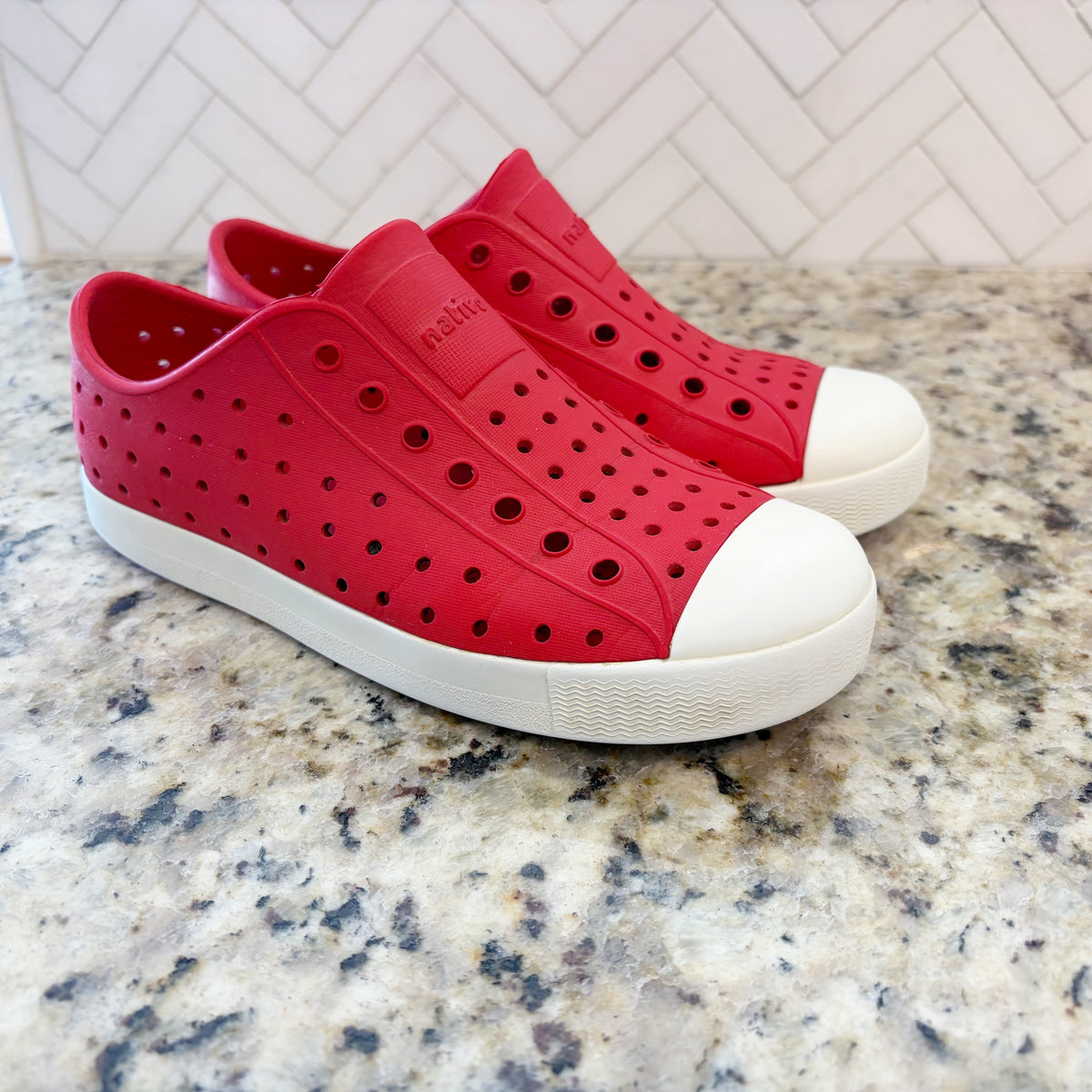 #96 | Native Size J2 Red Shoes