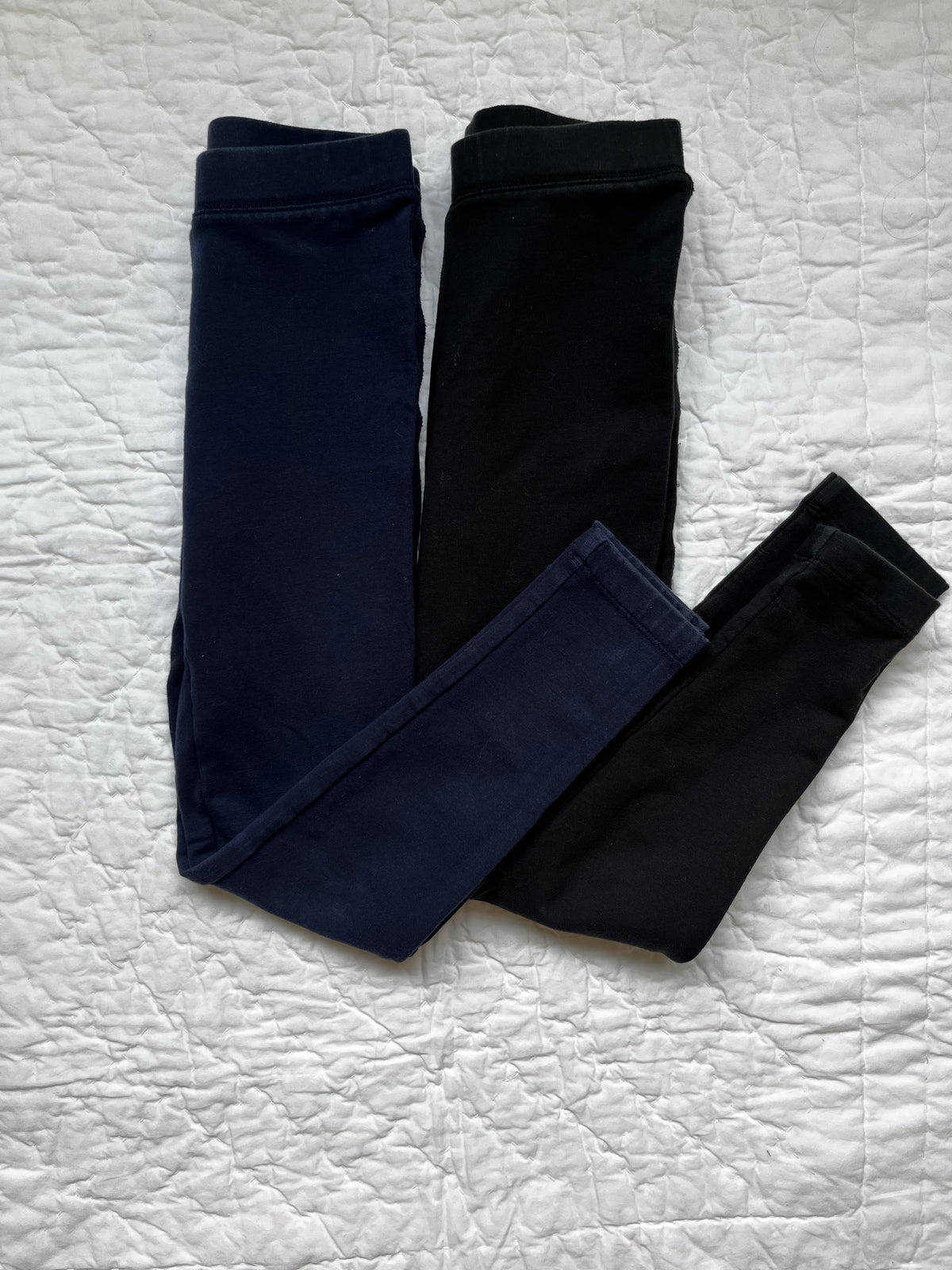 Seller #165 Girls Crewcuts 2Pack Leggings- Black and Navy Size 10