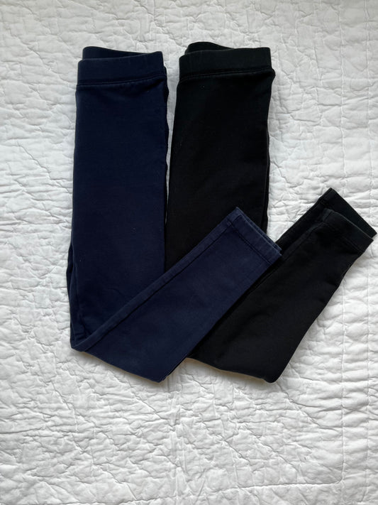 Seller #165 Girls Crewcuts 2Pack Leggings- Black and Navy Size 10