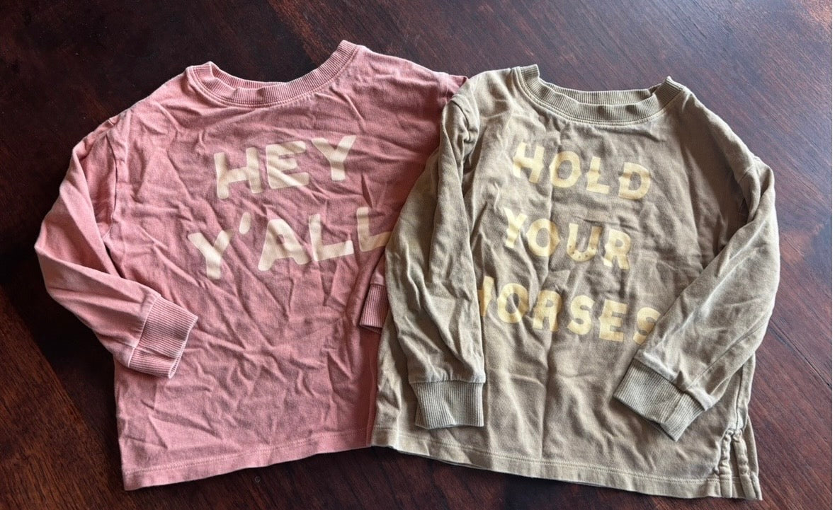 #44 Little Co. LS shirt bundle-size 24 months