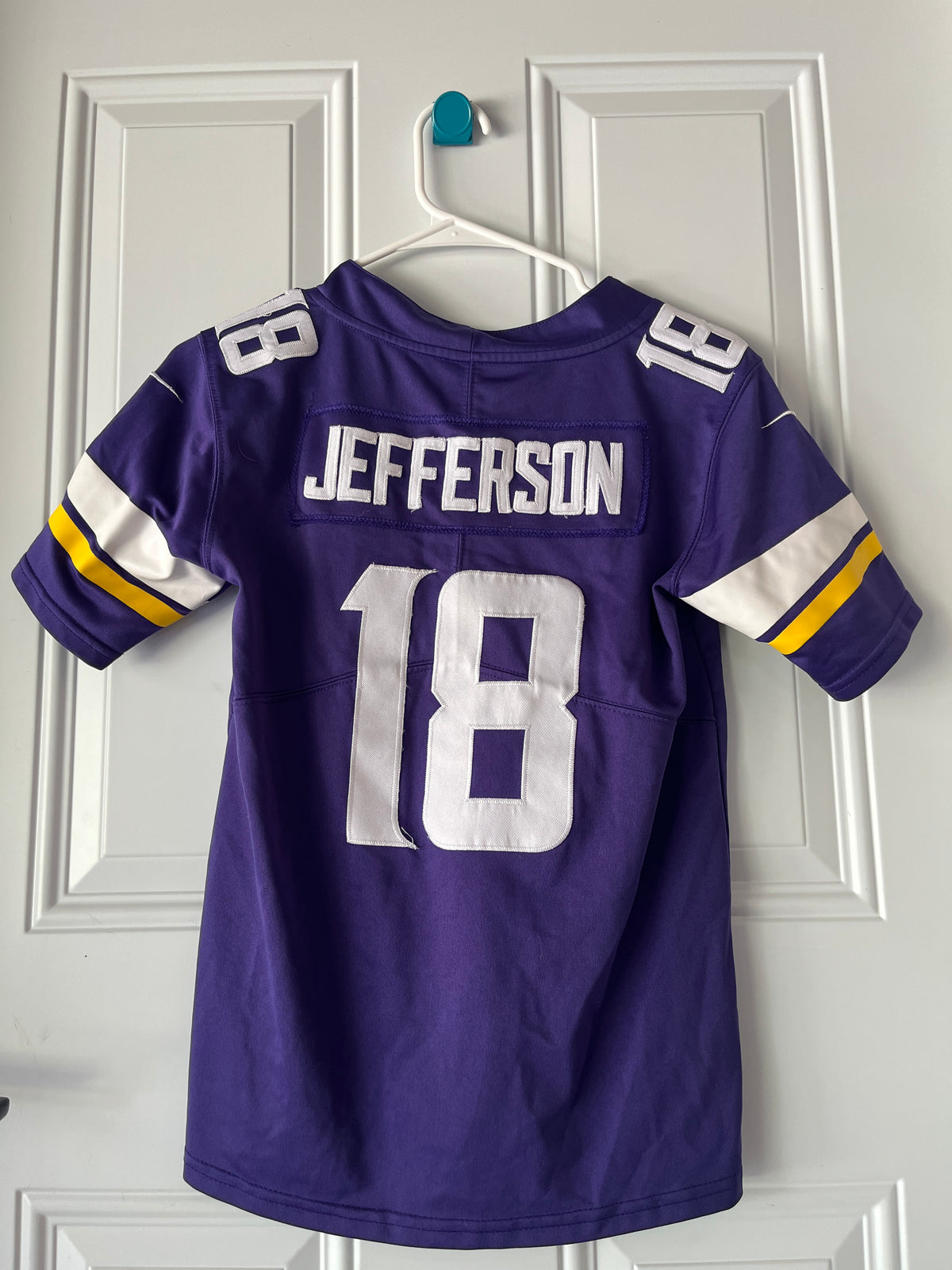 135 NFL Vikings Jefferson jersey, YM, LN NIKE