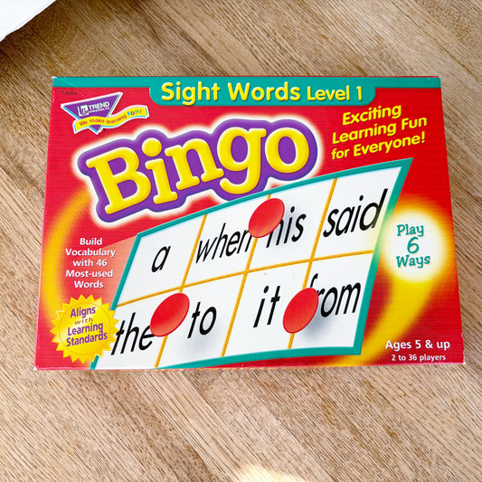 #96 | Sight Words Bingo