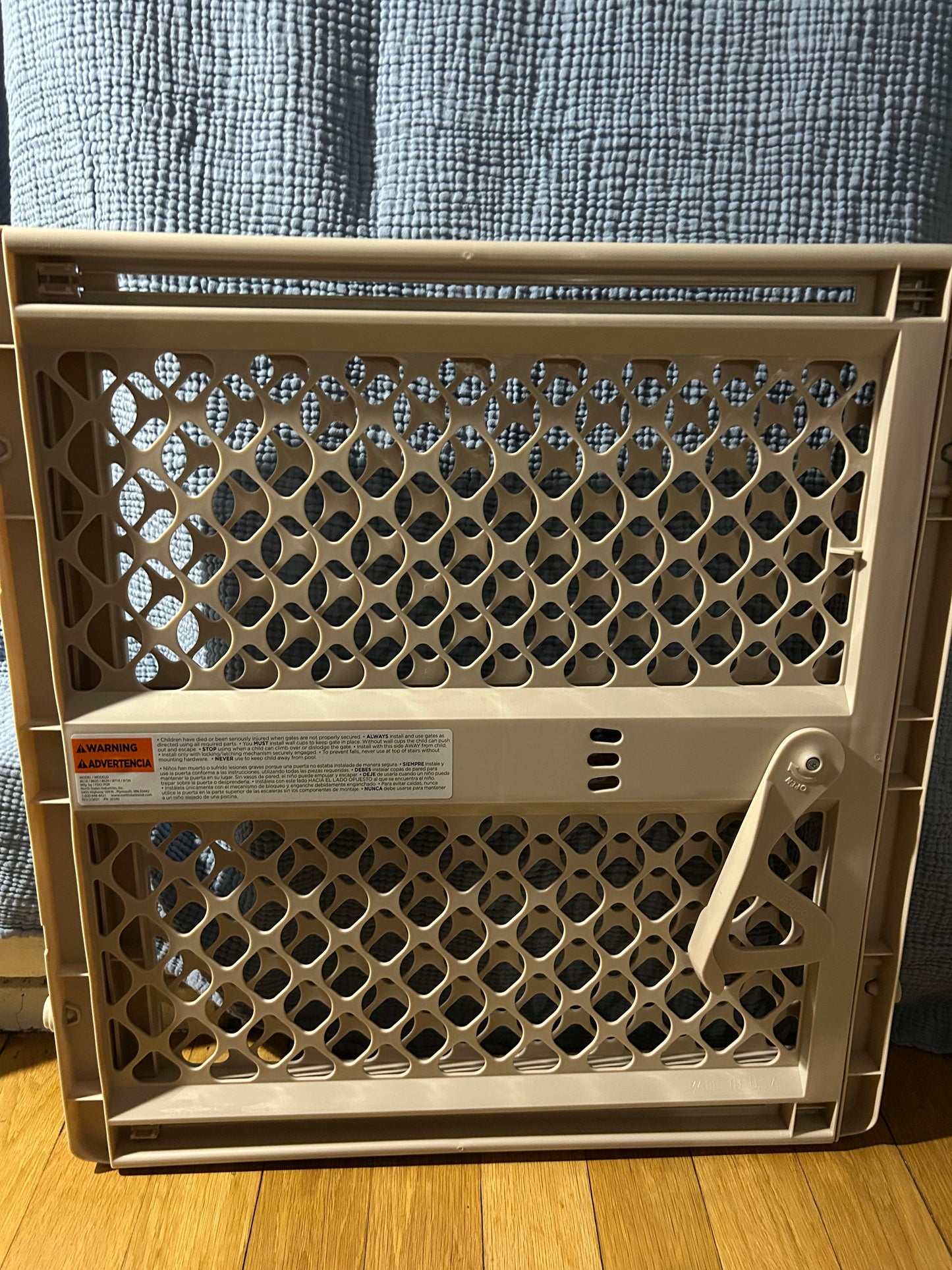 Seller 128- Toddleroo Baby Gate Sand Color New in Box (2of 2)