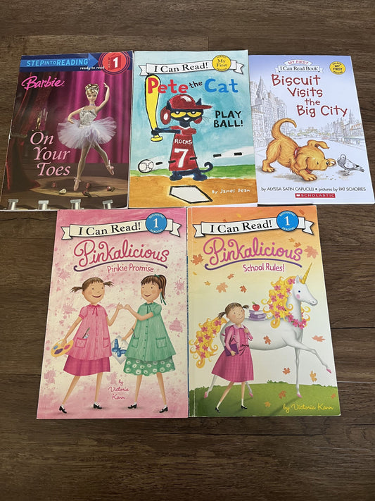 #124 I Can Read Level 1 Set of 5 Books