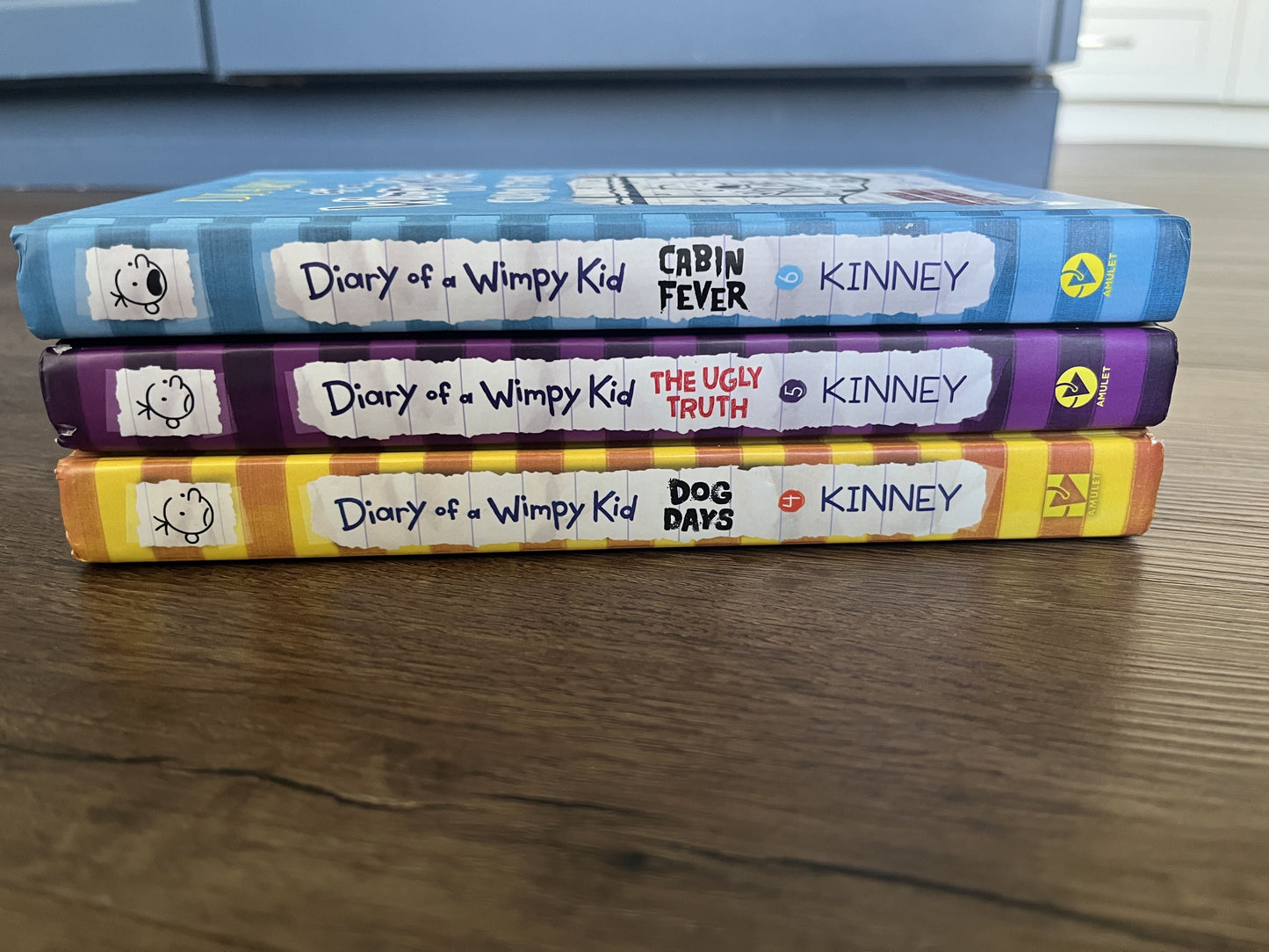 #124 Diary of a Wimpy Kid Books #4, 5 & 6