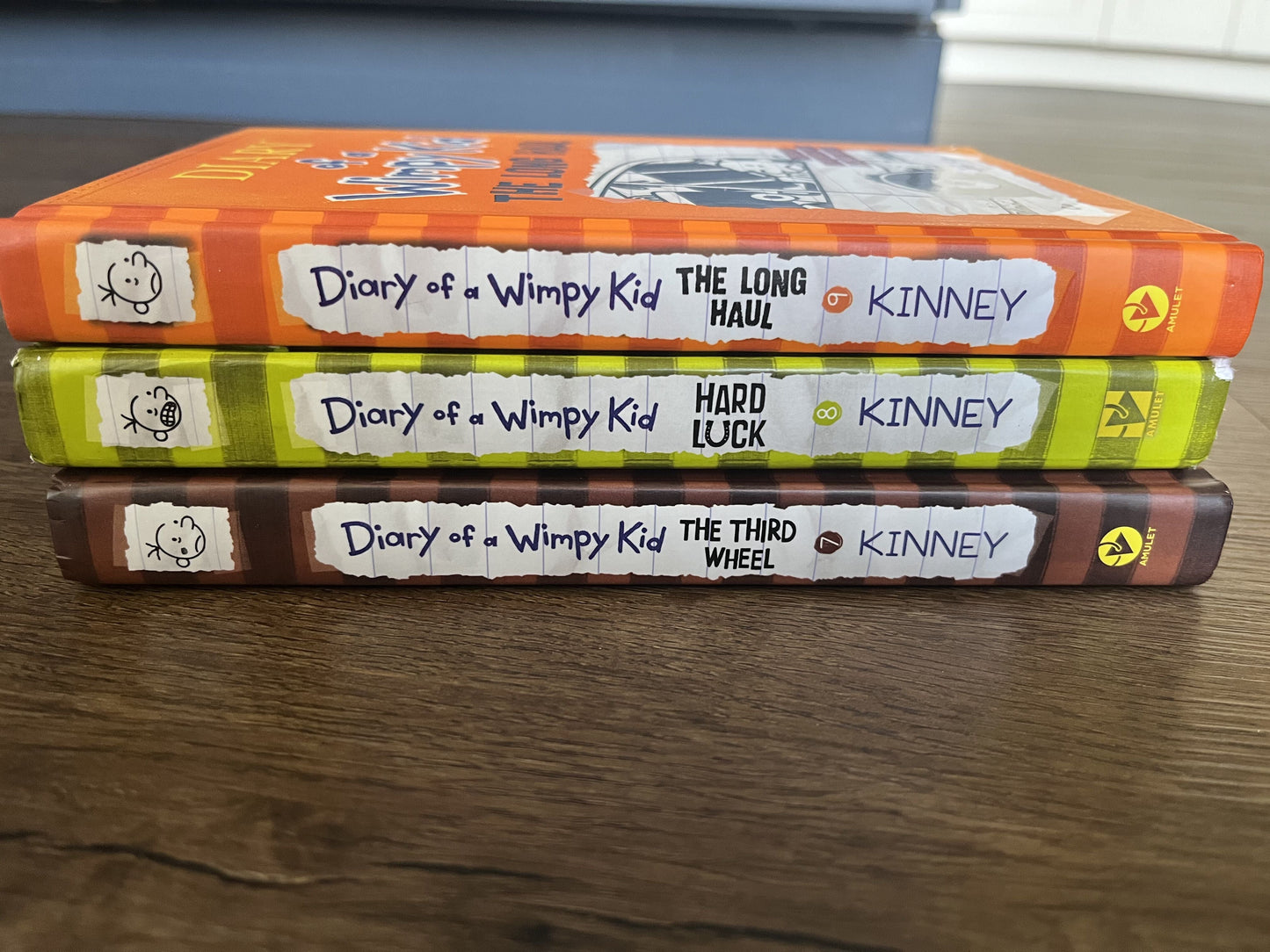 #124 Diary of a Wimpy Kid Books #7, 8 & 9