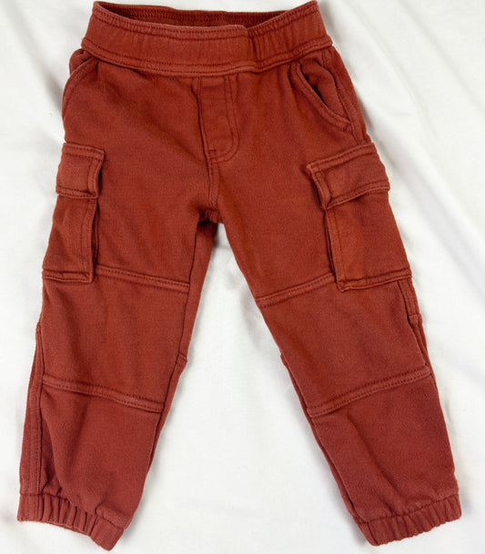 #14 Boys 2T Tea Collection Rust Cargo Joggers