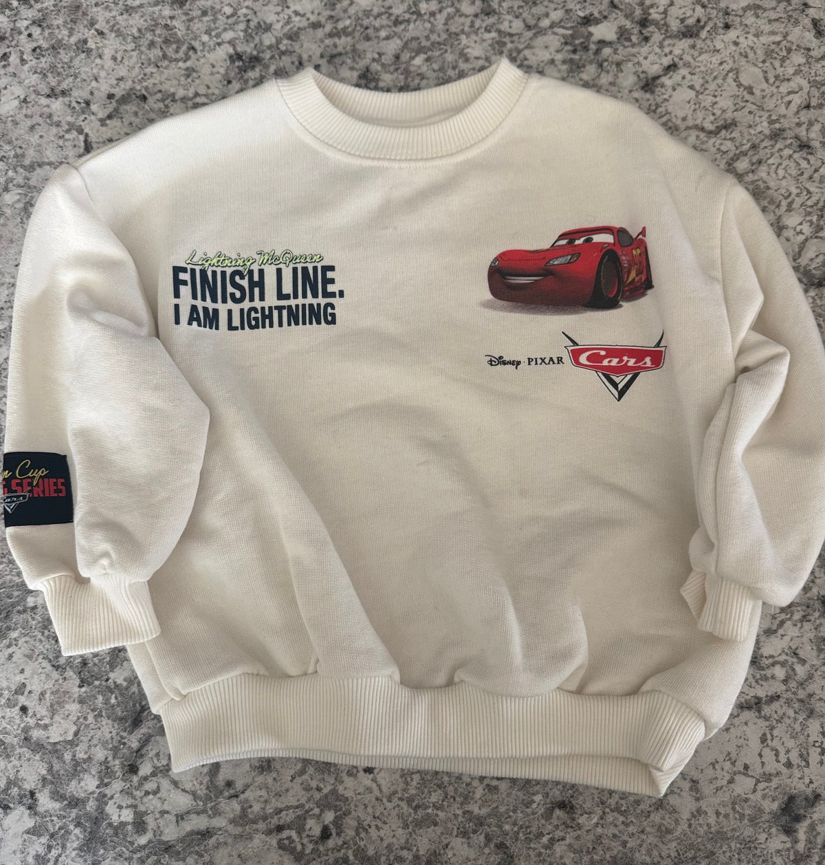 #107 Zara Disney Cars Sweatshirt 2T
