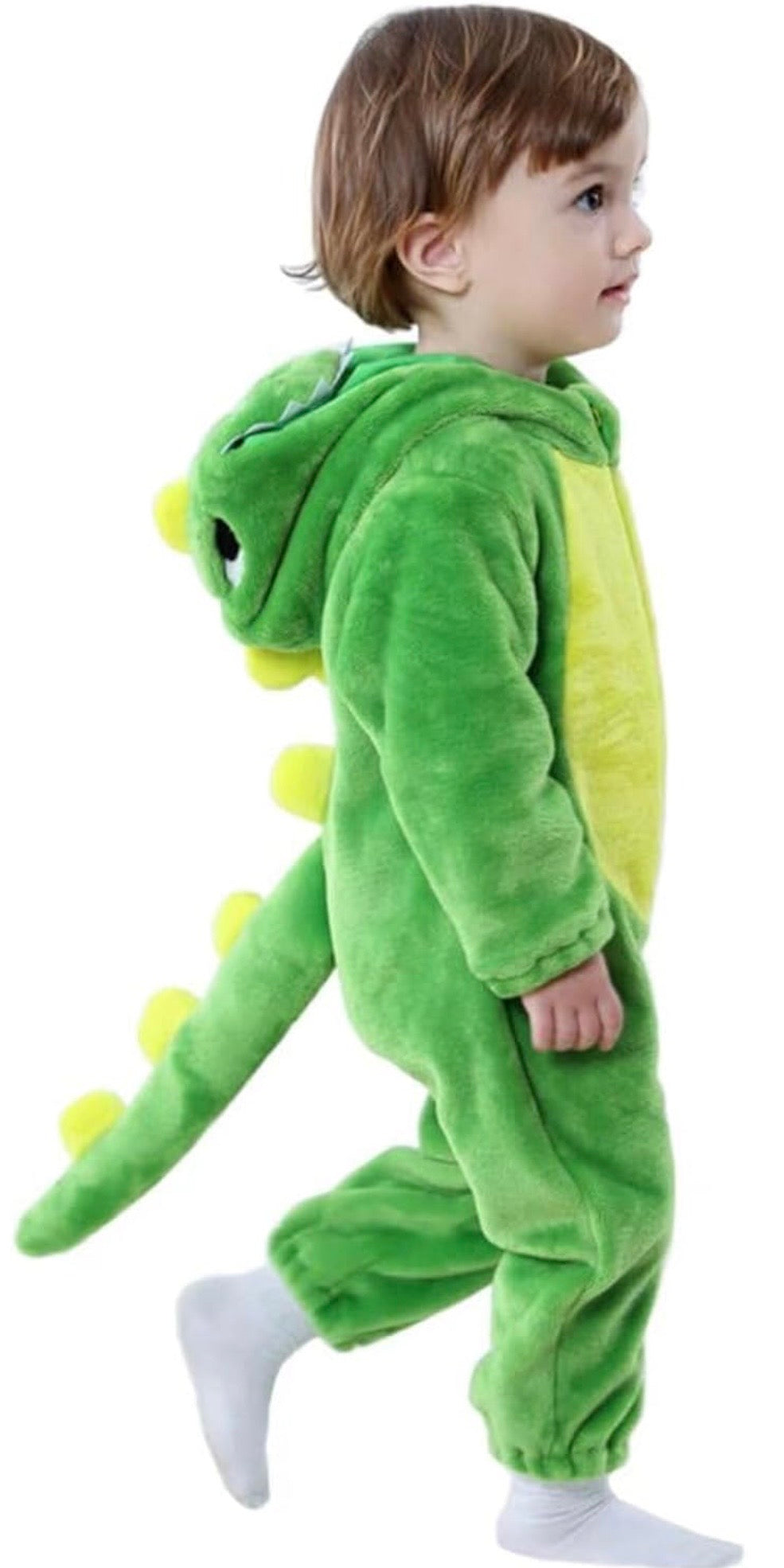 #132 - Boy's Green Dinosaur Halloween Costume - Size 18-24M