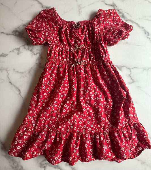 Seller #58 Girls Zac Posen Kids red floral dress size 6/6x