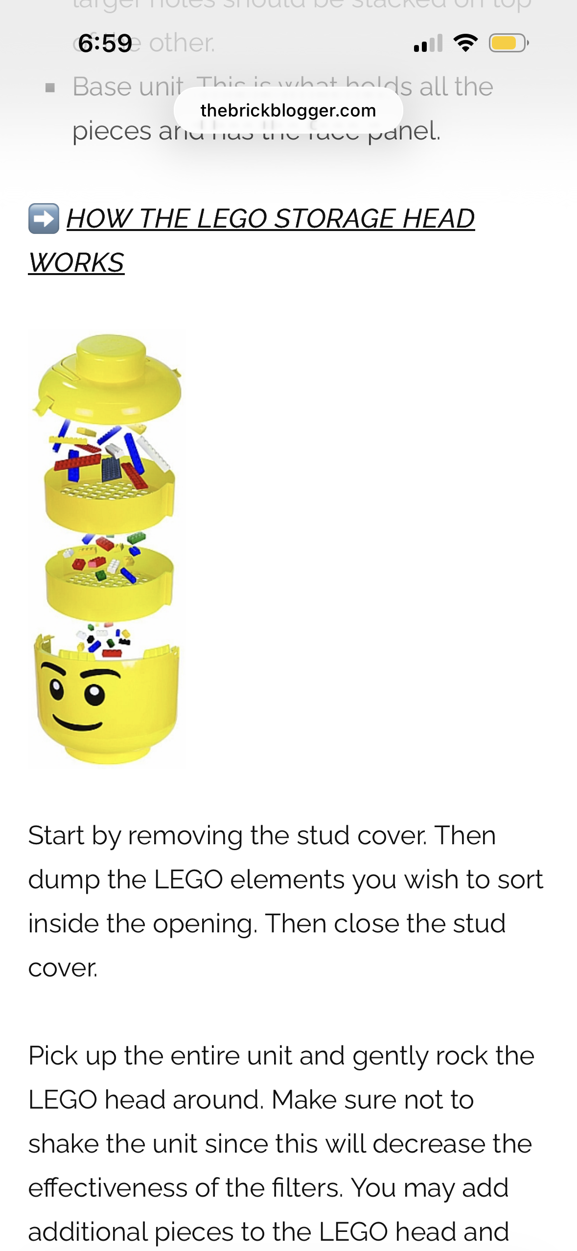 #44 Lego storage lot