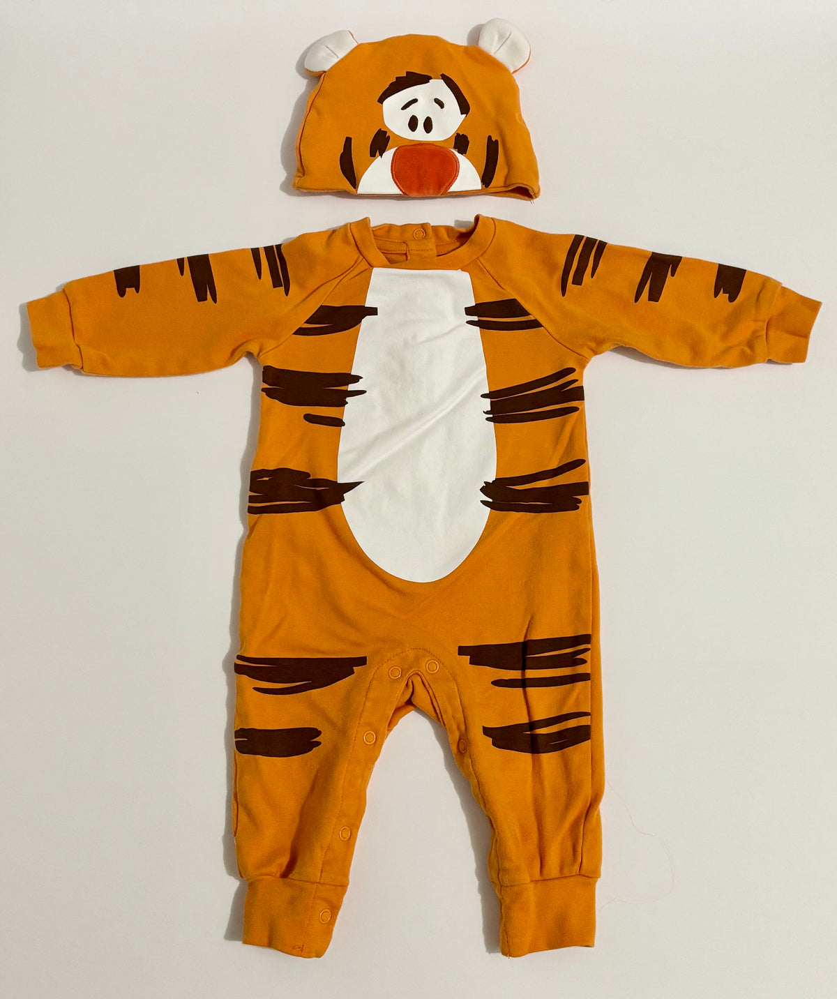 #132 - Disney Baby: Tigger Jumpsuit & Matching Hat - Size 6-9M