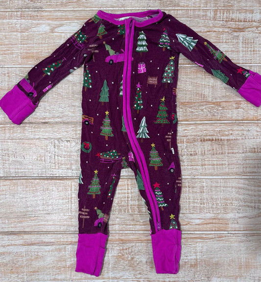 #108 Little Sleepies Convertible Bamboo Zippy 3-6M GUC
