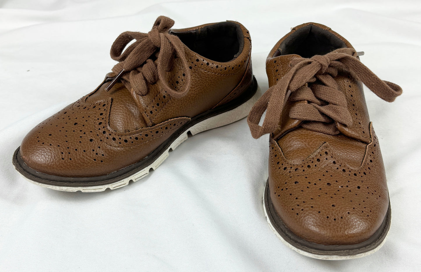 #14 Boys size C 11 Unlisted Brown Dress Shoes