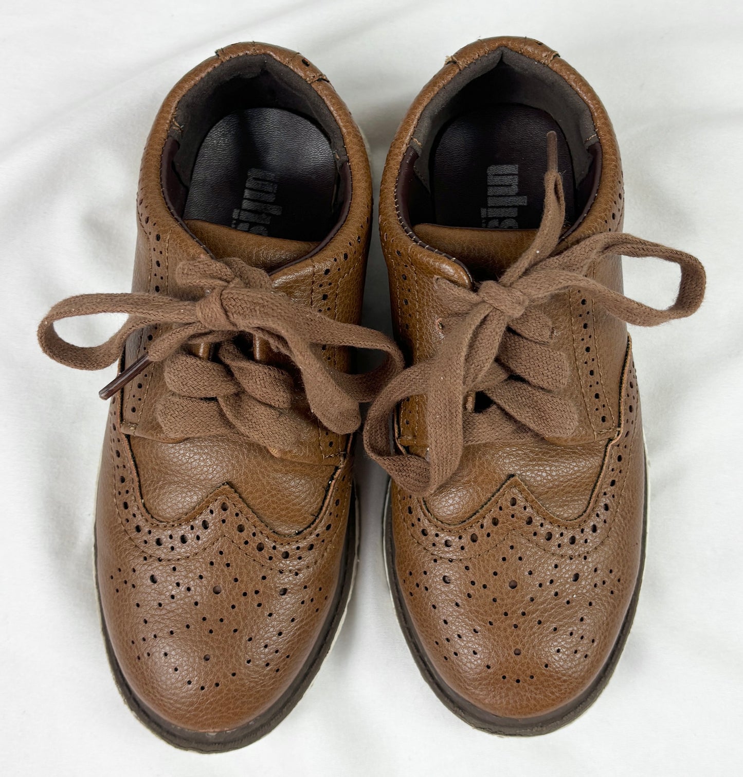 #14 Boys size C 11 Unlisted Brown Dress Shoes