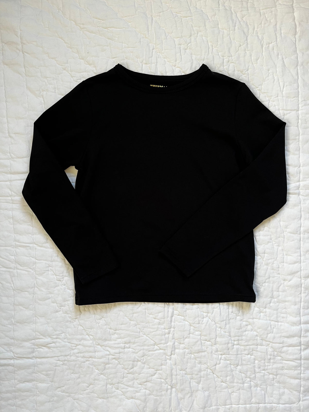 Seller #165 Girls Thermajane Junior Black Baselayer Shirt and Pants Size M (7-8)