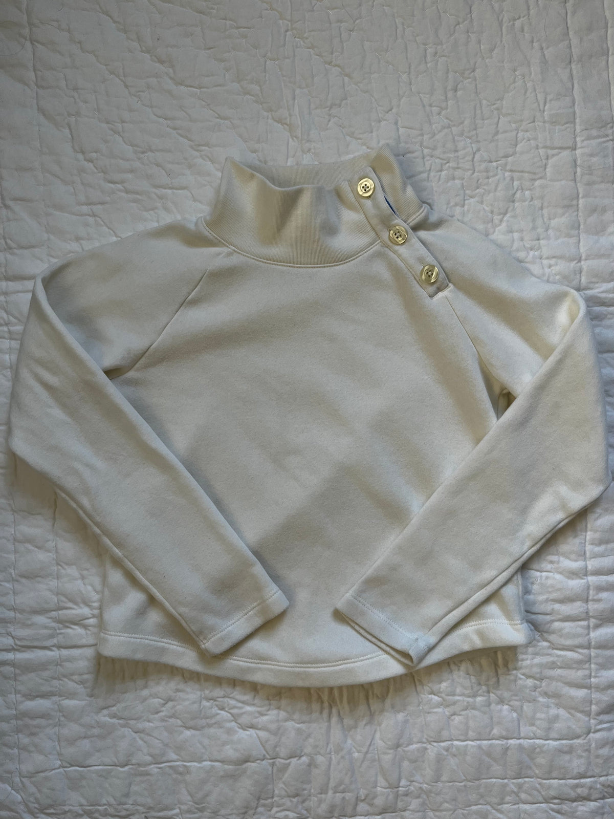 Seller #165 Girls Crewcuts Ivory Sweatshirt Size L (10-11)