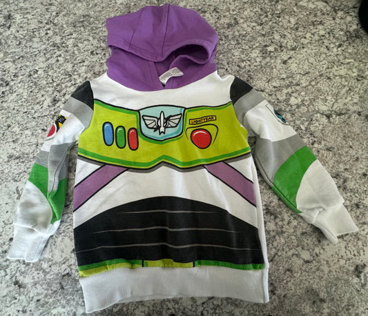 #107 Disney Buzz Lightyear Hoodie 3T