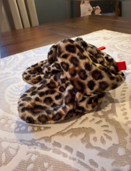 #51 6-12M Fleece Wrap Closure Velcro Booties Zutano Dupe