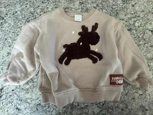 #107 Zara Christmas Sweatshirt 4T