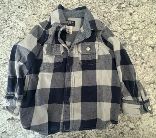 #107 Osh Kosh Flannel 3T