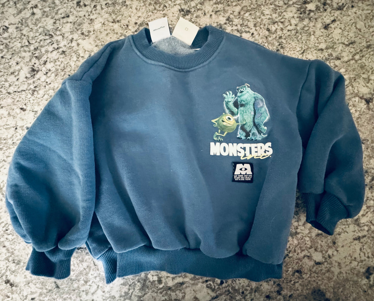 #107 Disney Monsters Inc Zara Sweatshirt 3T