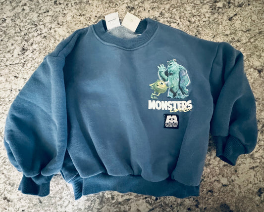 #107 Disney Monsters Inc Zara Sweatshirt 3T