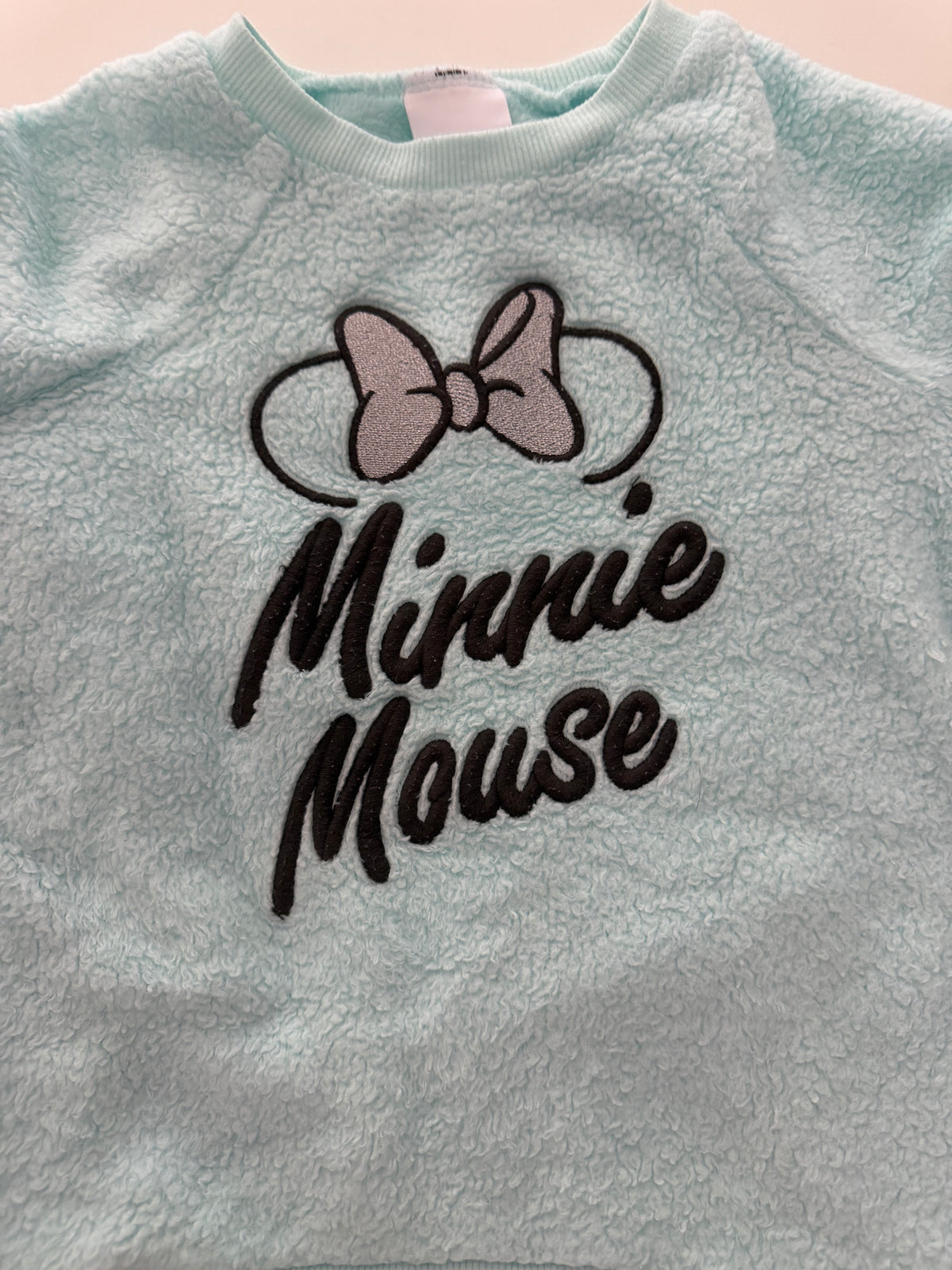 #117, Girls 5, Disney Jumping Beans softest fleece Minnie Mouse & Thumper sweatshirts, GUC