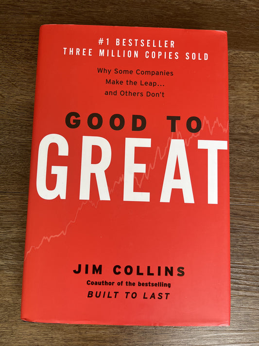 #124 EUC Good to Great and Great By Choice Hardcover Books