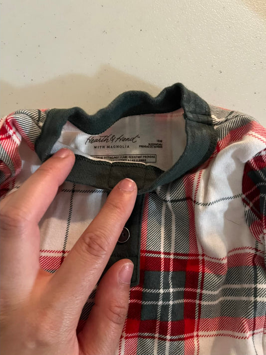Seller #28 - Magnolia Home 18M Plaid PJ Set - VGUC