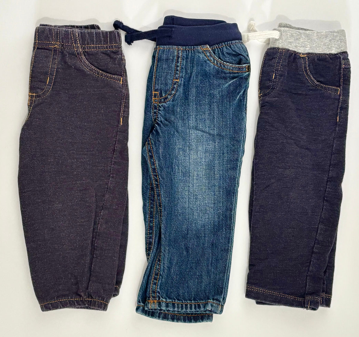 #132 - Bundle of 3 Pairs of Carter's: Boy's Jeans - Size 12M