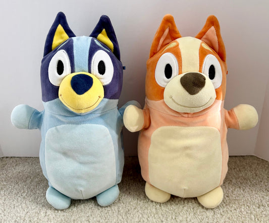 #132 - Bundle of 2 Squishmallows HugMees: Bluey & Bingo