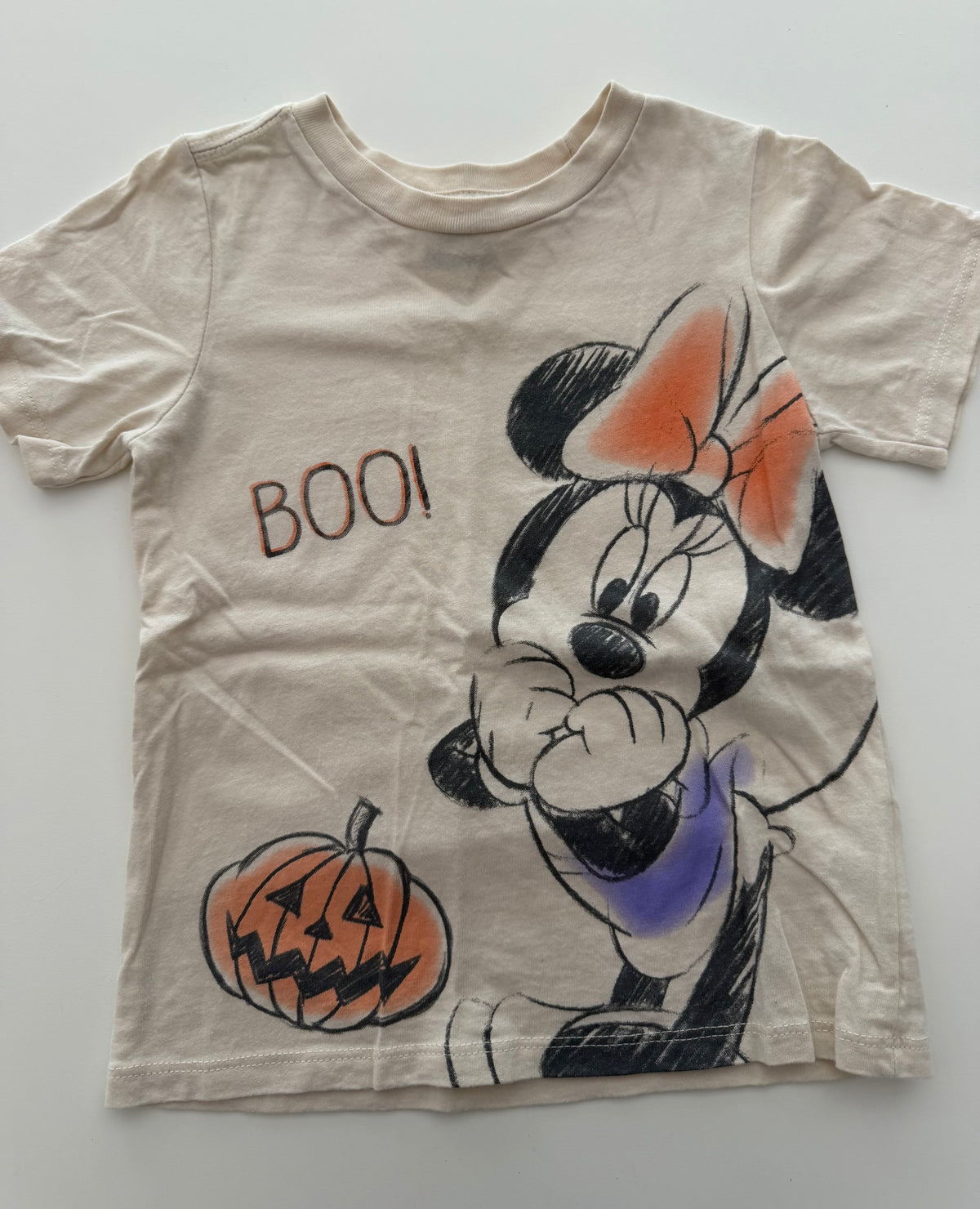 #117, Girls 4T, Disney Minnie Mouse Halloween shirt, VGUC