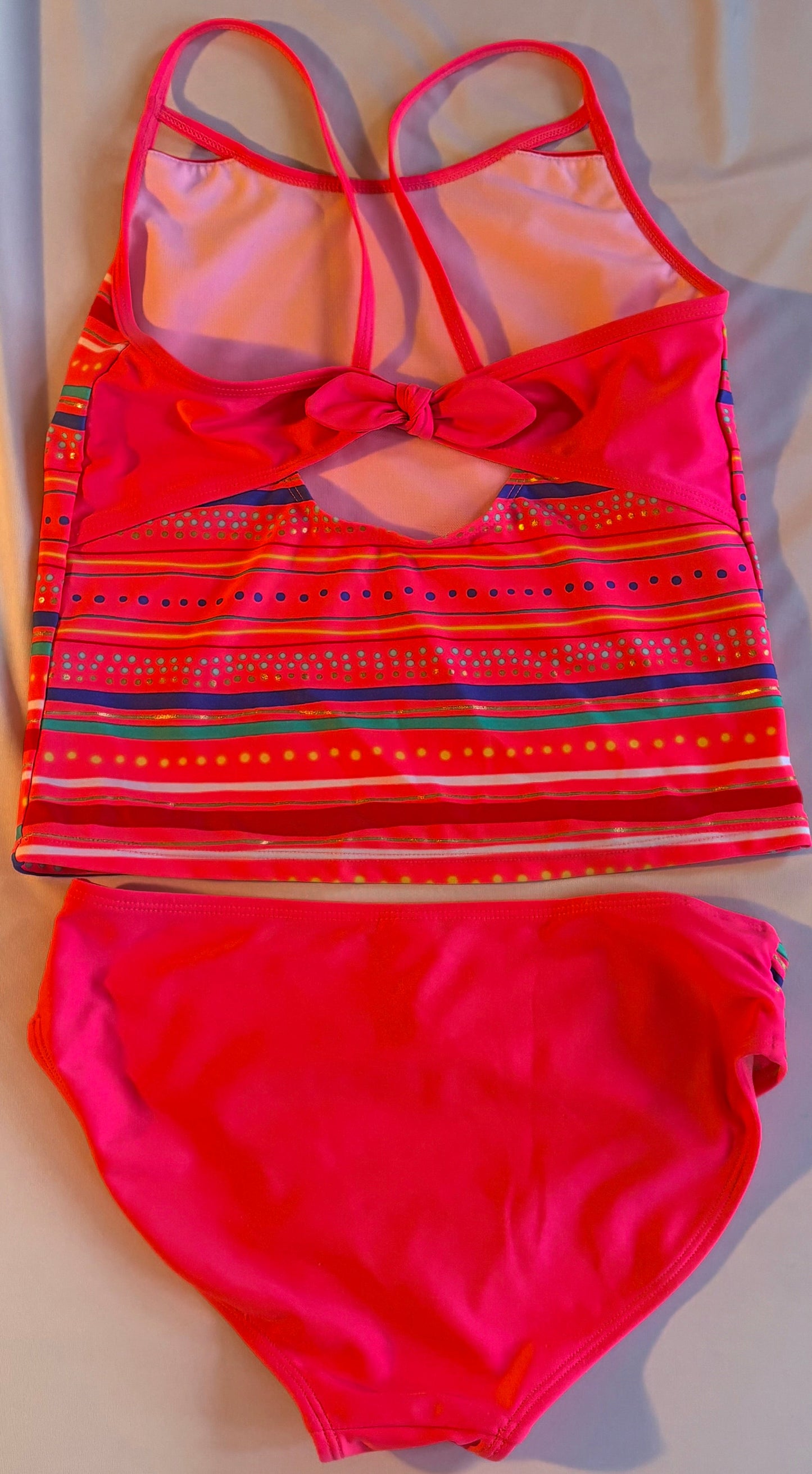 Seller #74 Two piece swim, never worn! Size 10 $7