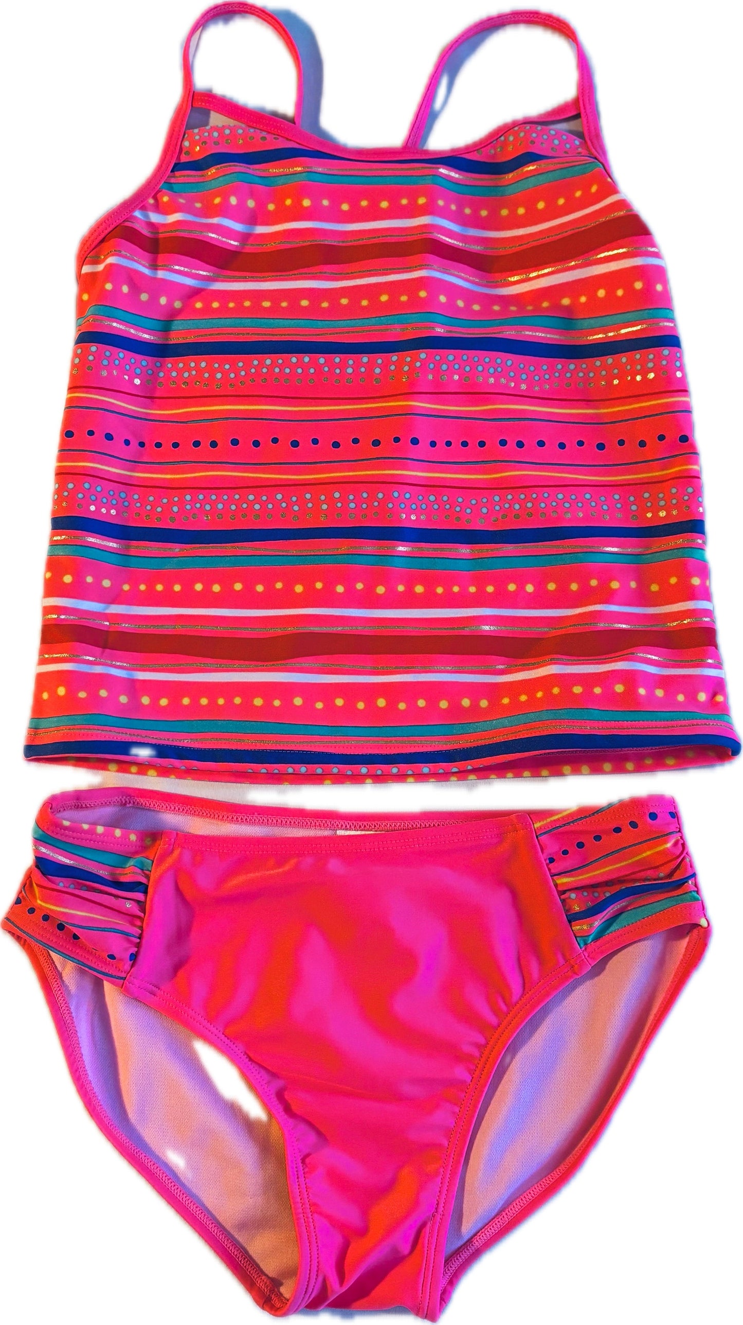 Seller #74 Two piece swim, never worn! Size 10 $7