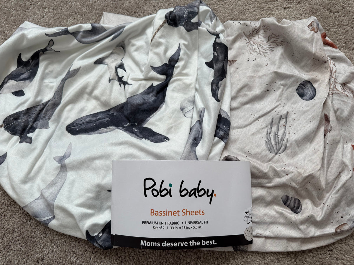 #107 Bassinet Sheets (set of 2)