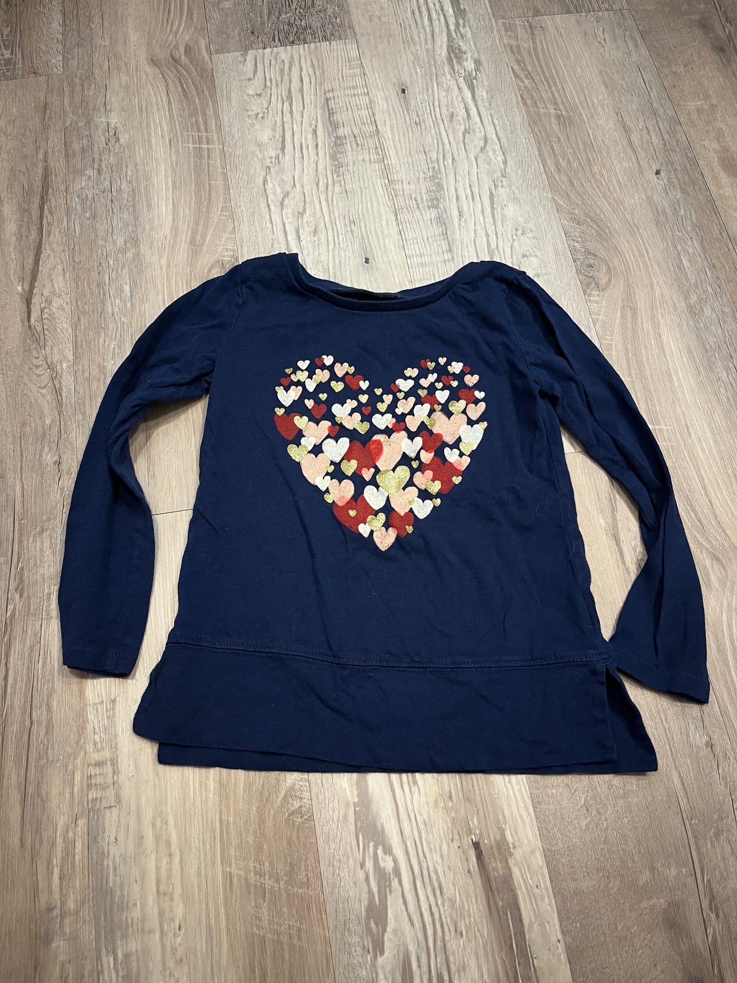 Seller #29 Girls 5 Carters Heart Graphic Long Sleeve Tunic