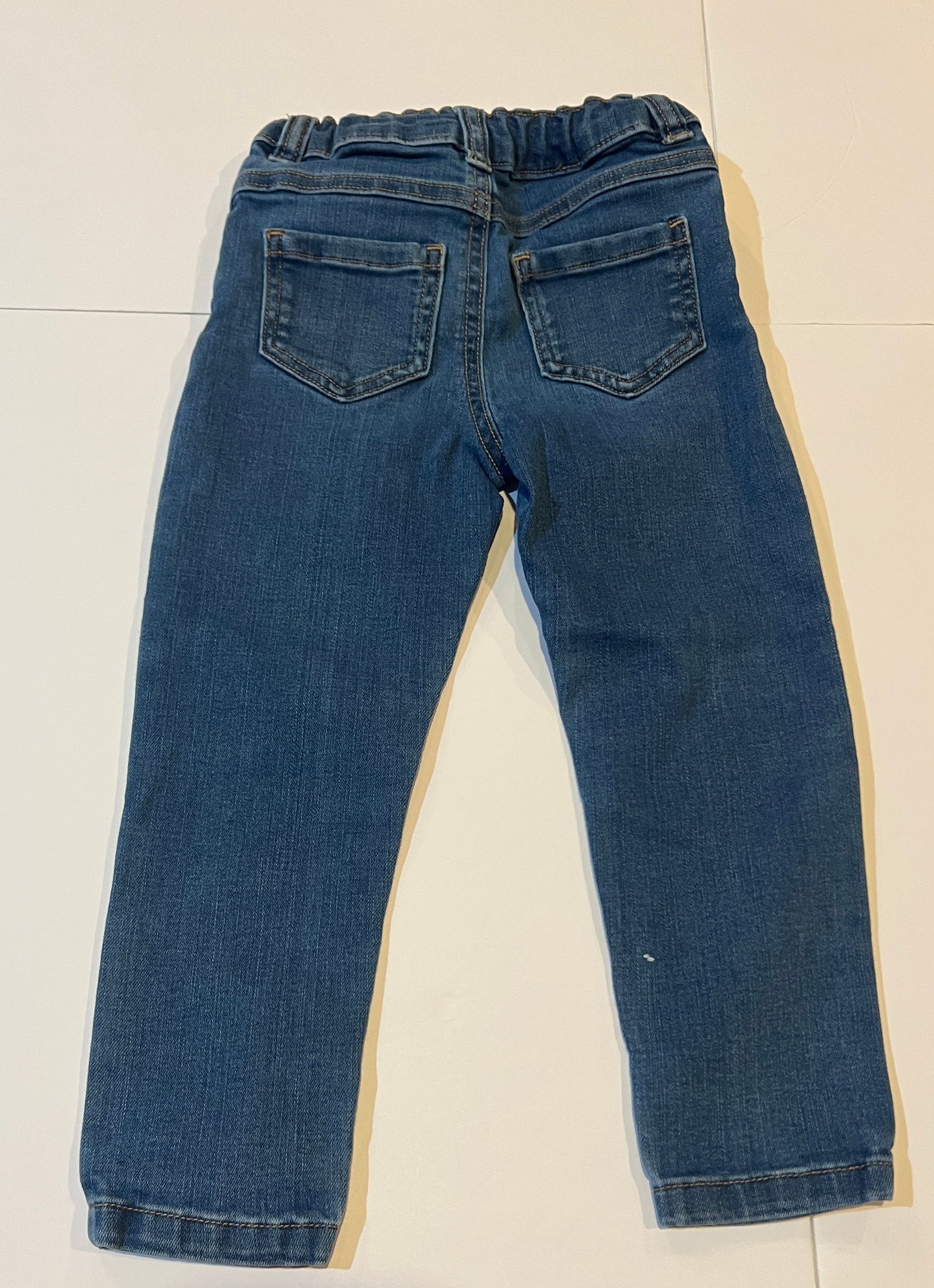 #180 Girls 4 Set of Pants - Leopard Jeans and Jean