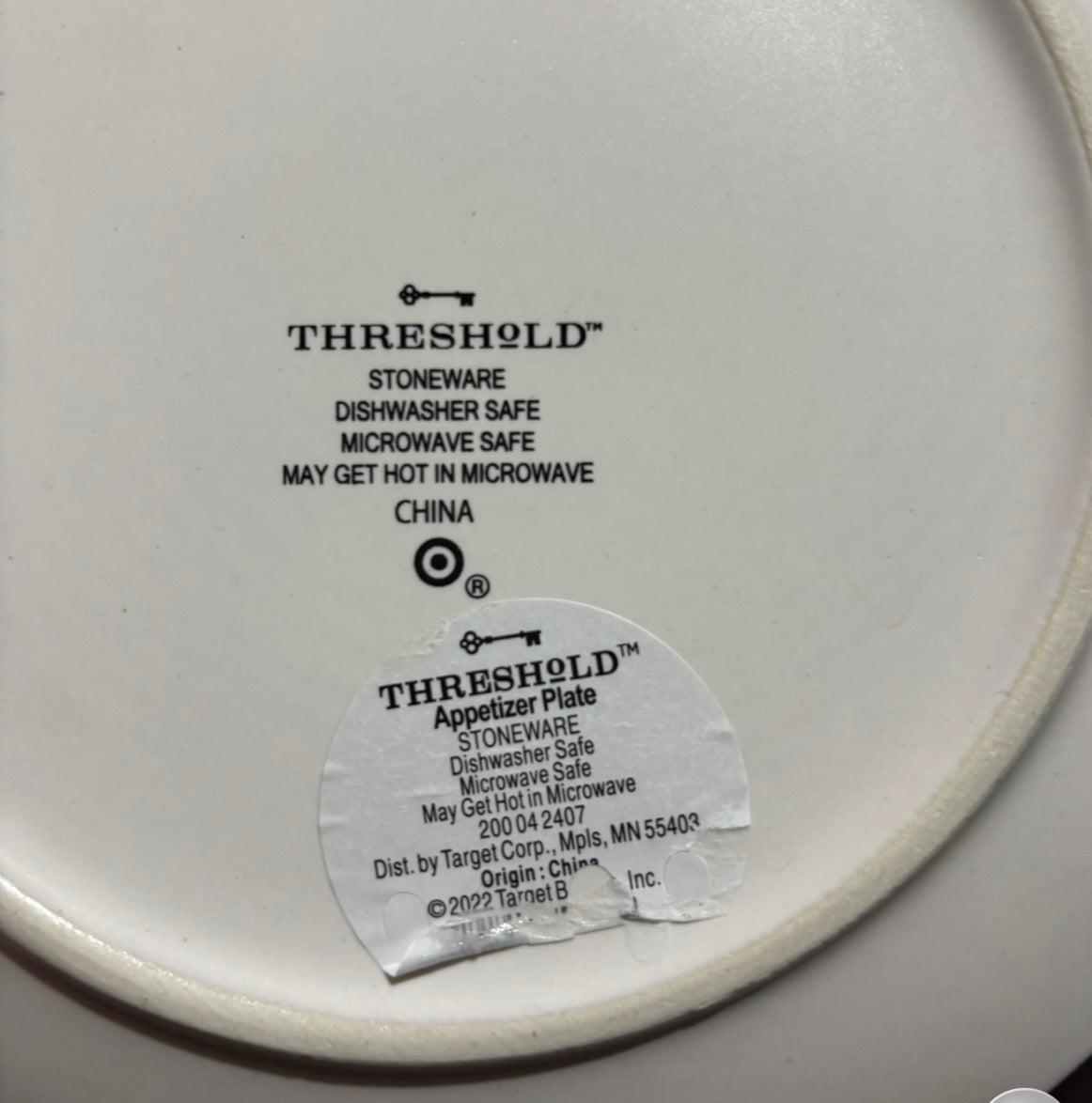 #44 reduced! Threshold Christmas appetizer plates