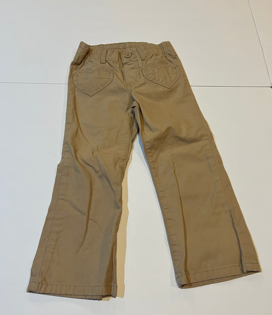 #180 Girl 4T Carter’s Heart khaki