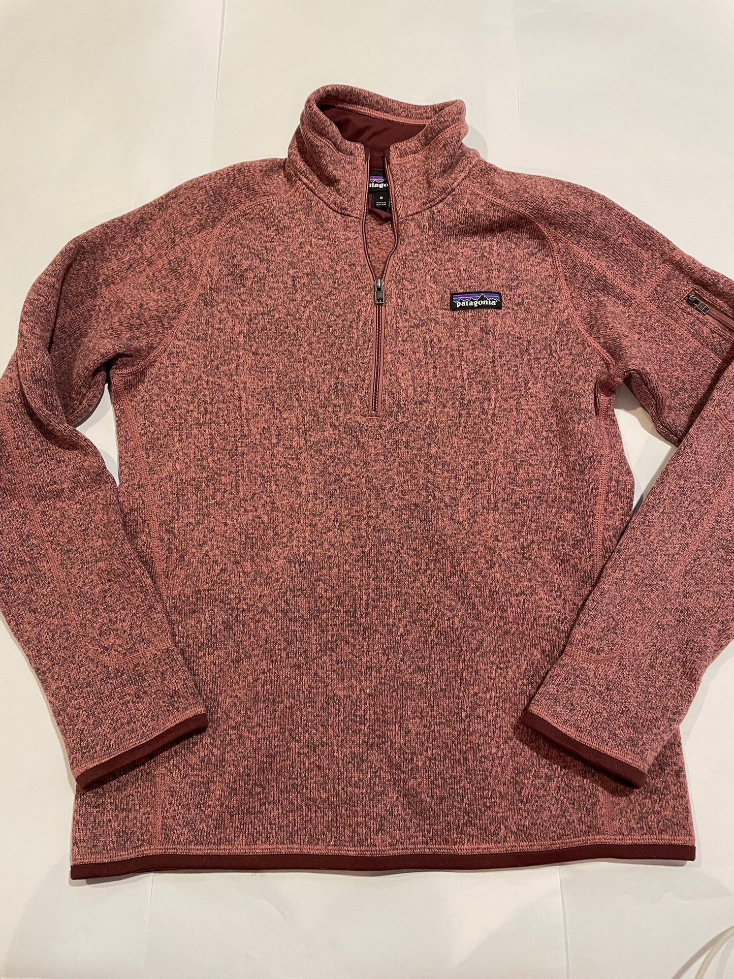 #126 Womens Patagonia Quarter Zip M (Medium) EUC