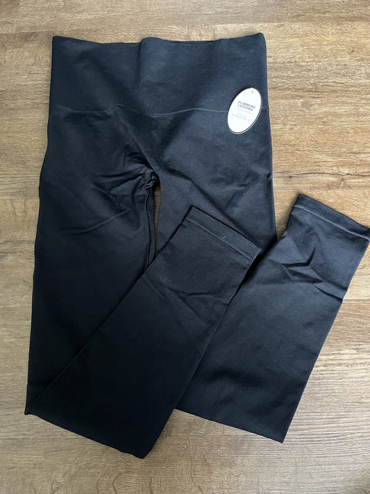 #124 NWT Soma Black Slimming Leggings Women's Size L