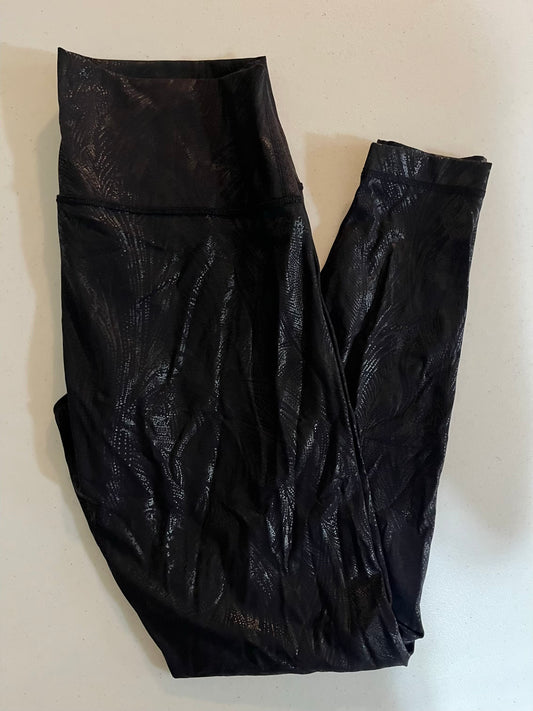 Seller #28 - Women's Size 10 Shiny Black LuluLemon Leggings - EUC
