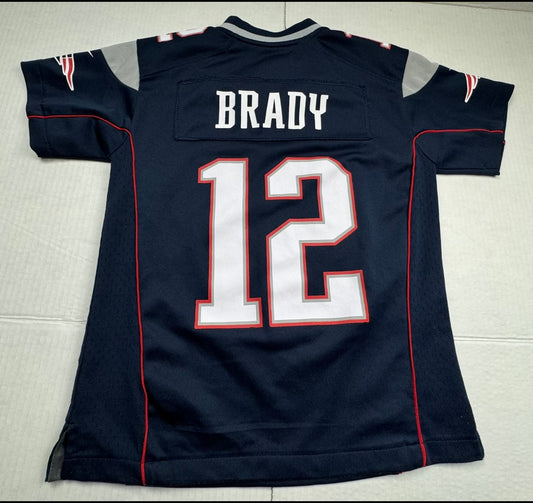 Brady 12 Patriots NFL Jersey Size S GUC