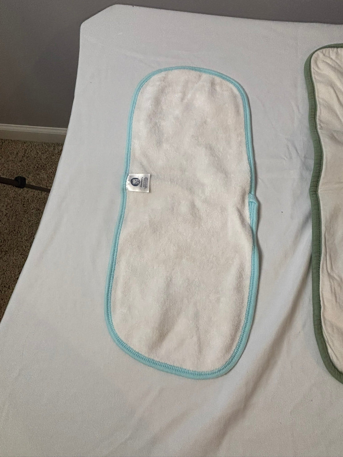 #90: Copper Pearl Burp Cloths + Bib Set (3 Pieces)